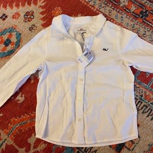 Vineyard Vines White Oxford Shirt 4T girls